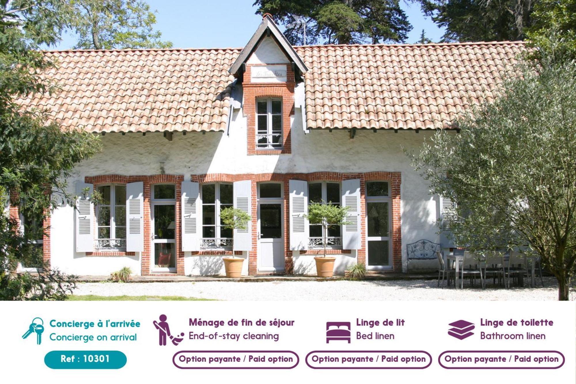 Villa Traditionnelle Pour 8 - 550M De La Plage Noirmoutier-en-l'Ile Exterior photo